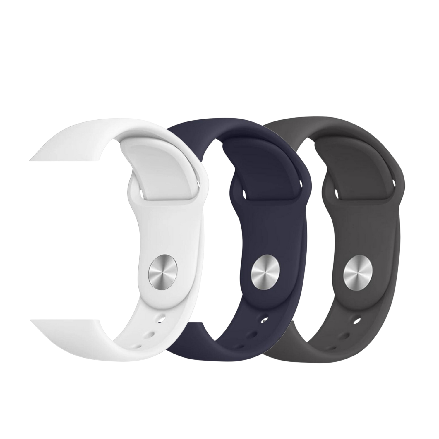 Replacement Bands Compatible with Apple Watch (Bundle of 3-Fixed)