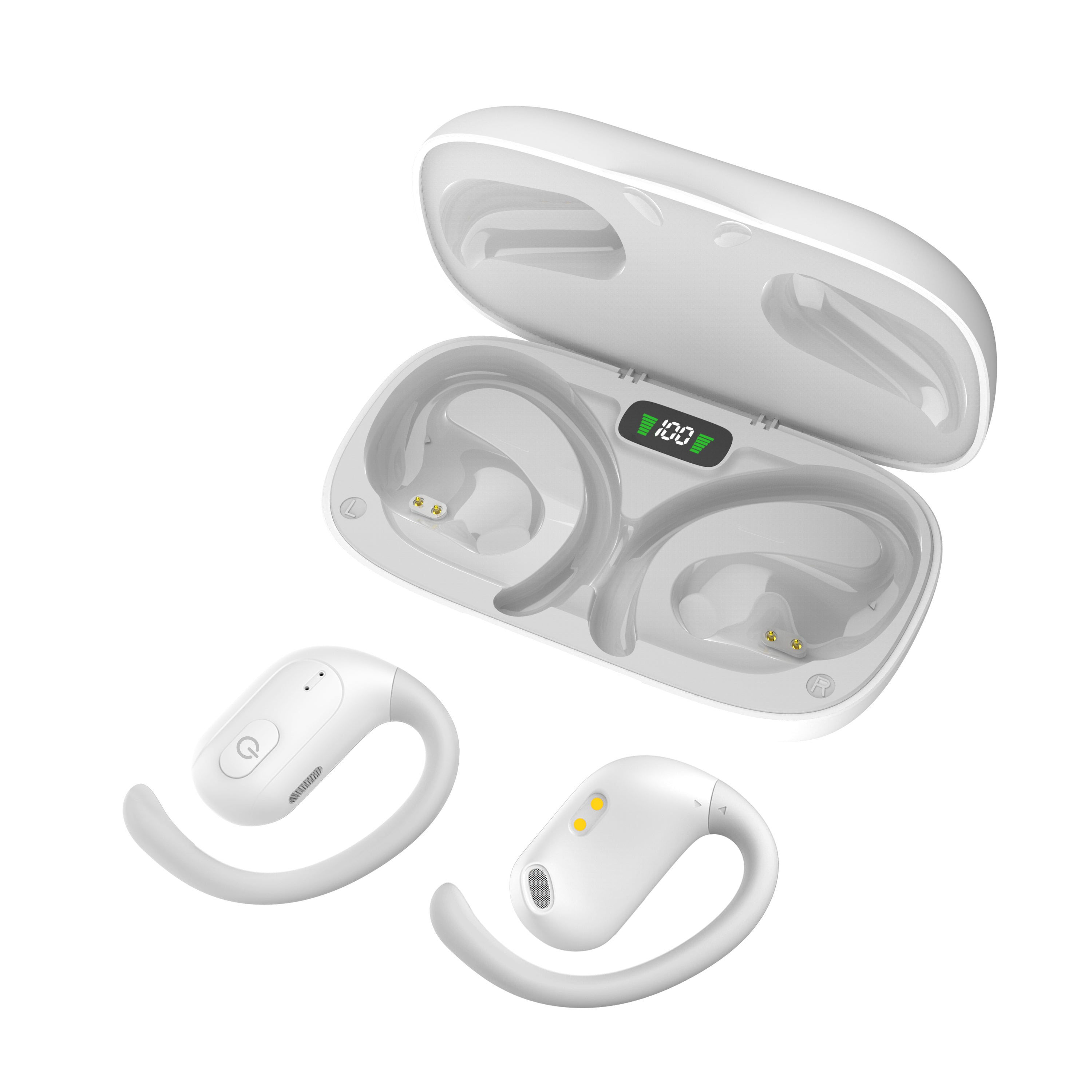 Open‑Ear Air Conduction Earphones – Lightweight, Secure & Built for All‑Day Comfort