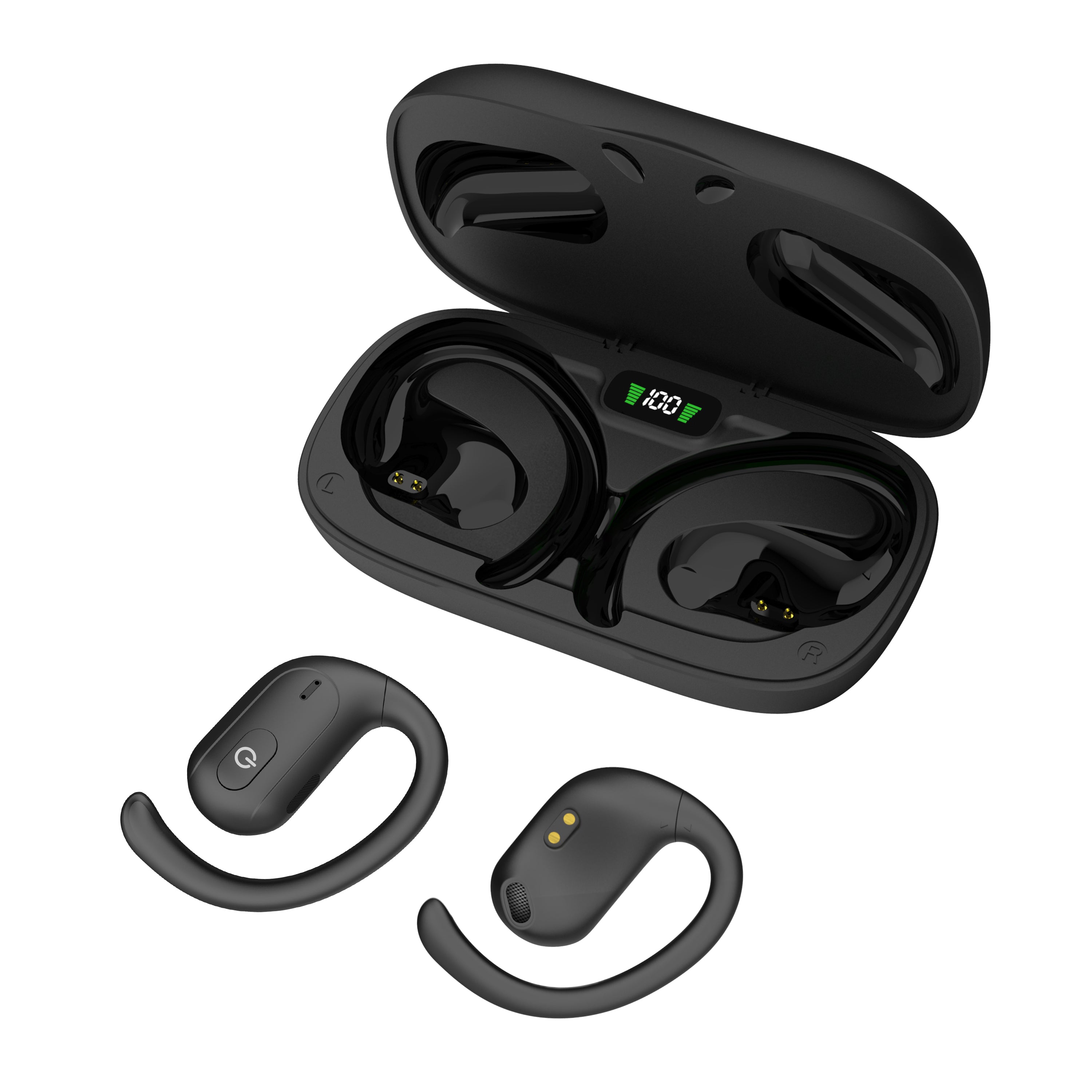 Open‑Ear Air Conduction Earphones – Lightweight, Secure & Built for All‑Day Comfort