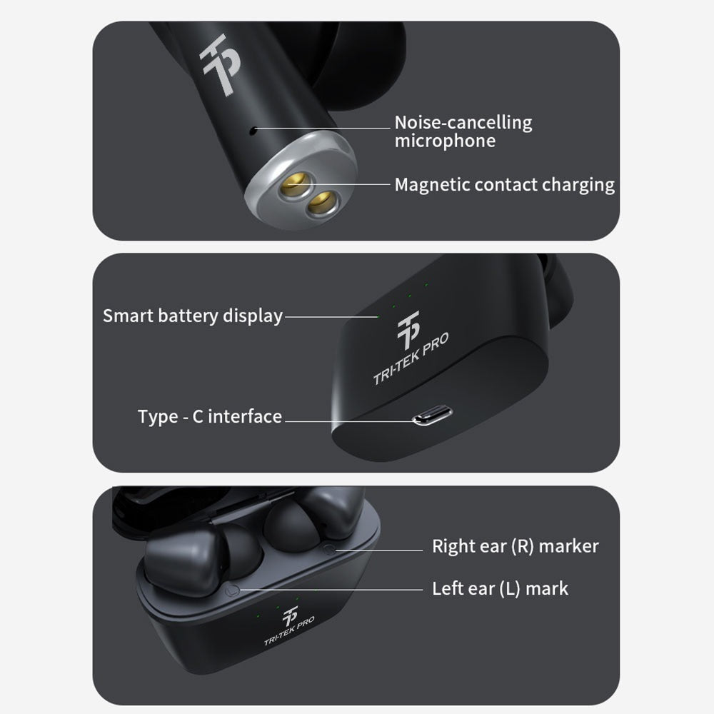 TTP Pure Wireless Noise Cancelling Earbuds
